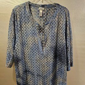 Catherines Blue and Grey Tunic